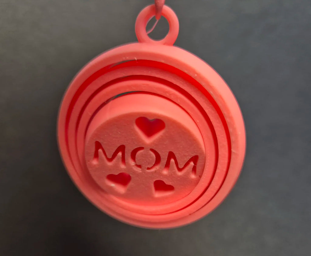 I Love Mum Gyro Keychain (designer photo)