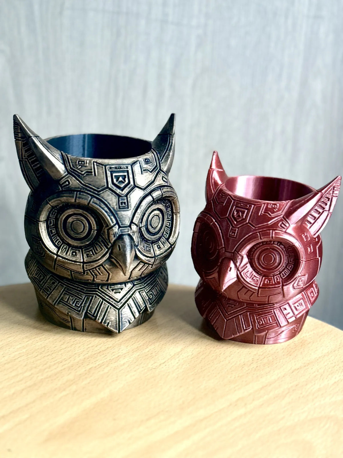 Grindle the Cyberpunk Owl (designer photo)