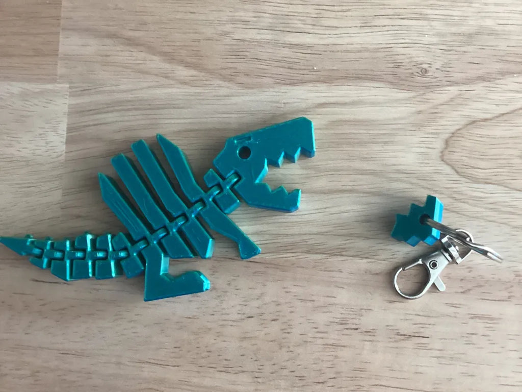 Flexi Spinosaurus with Keychain (designer photo)