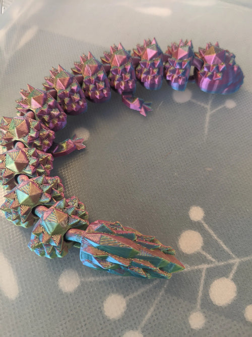 Articulated Crystal Dragon (designer photo)