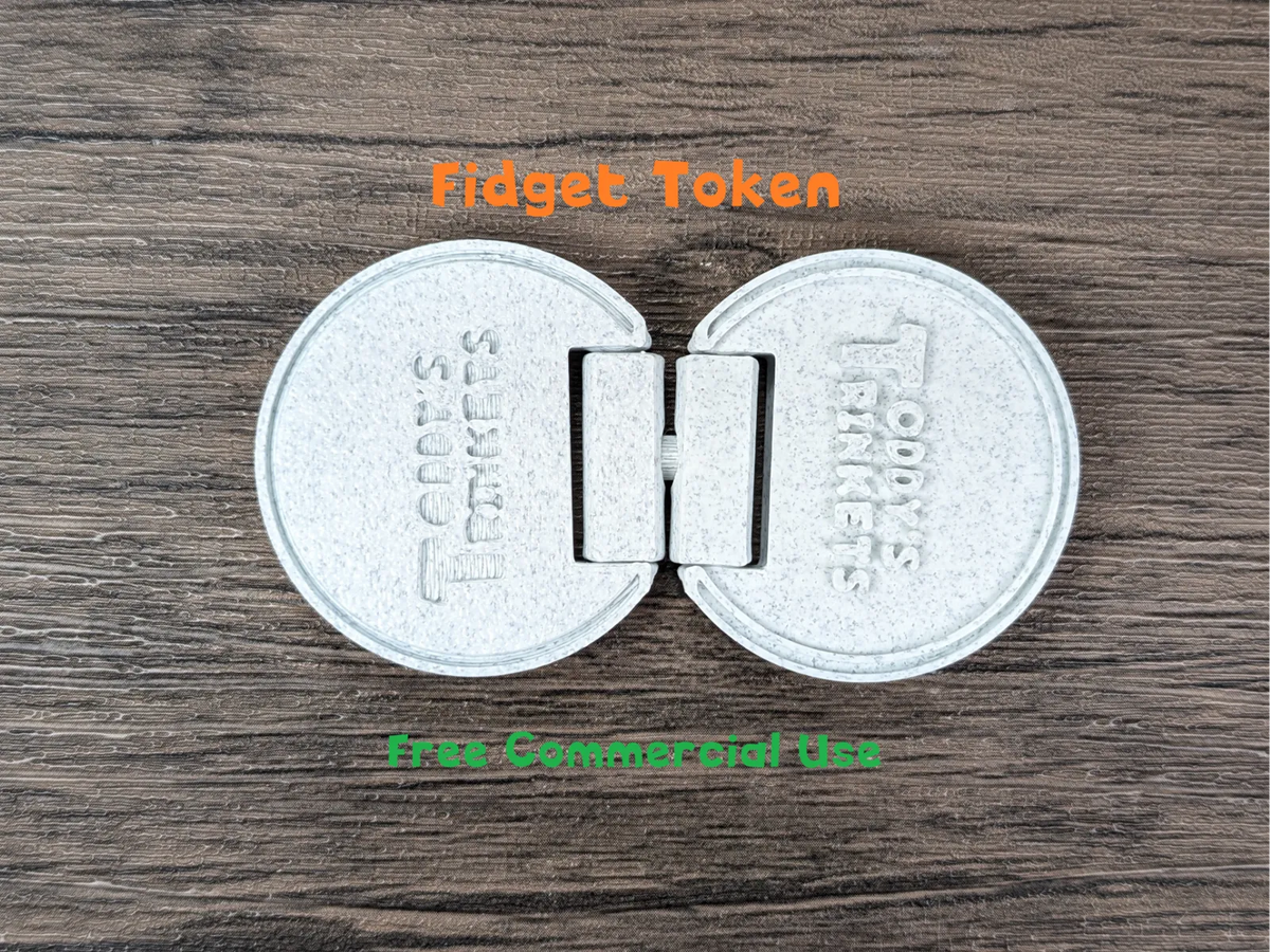 Slip & Slide Fidget Token (designer photo)