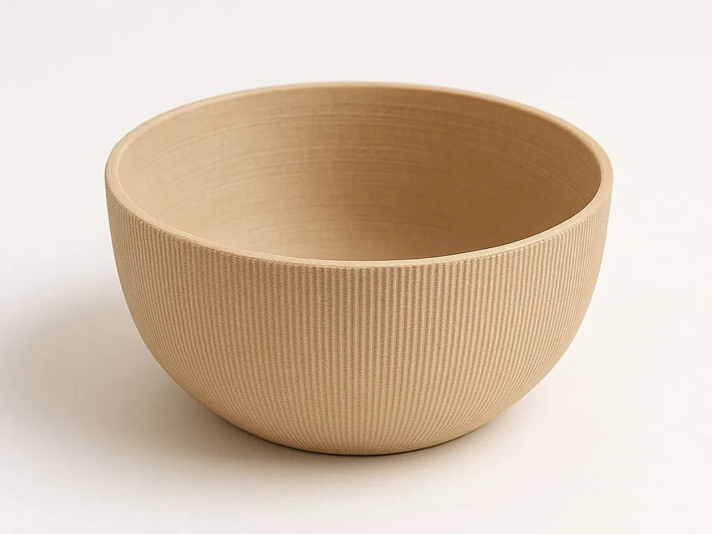 Modern Ribbed Bowl (designer photo)