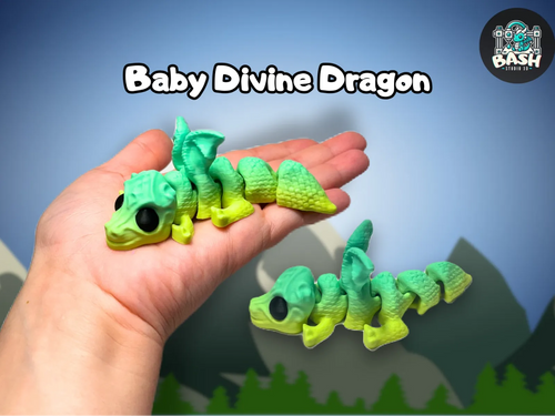 Articulated Baby Divine Dragon (designer photo)