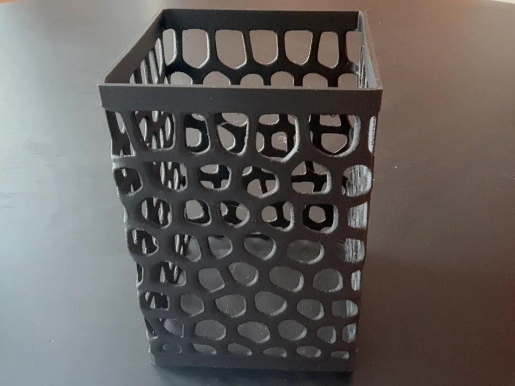 Modern Honeycomb Pencil Holder (designer photo)
