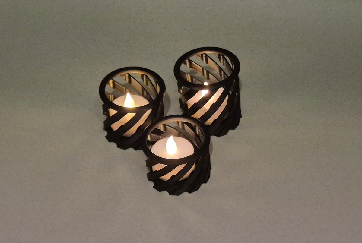 Spiral Tealight Holder (designer photo)