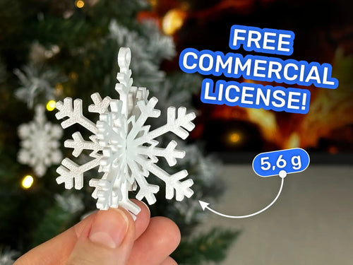 3D Snowflake Puzzle (designer photo)