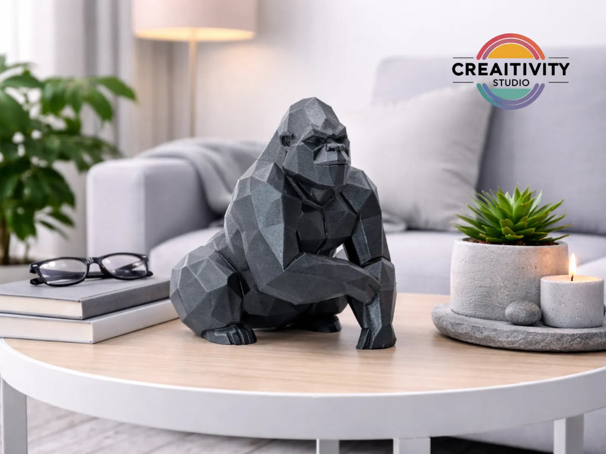 Low-Poly Gorilla (designer photo)