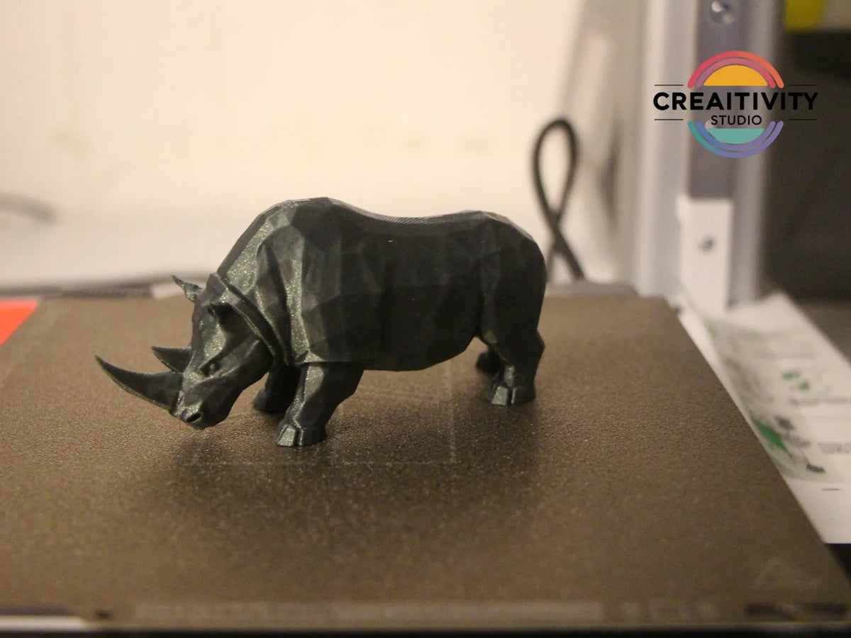 Low-Poly Rhino "Monarch" (designer photo)
