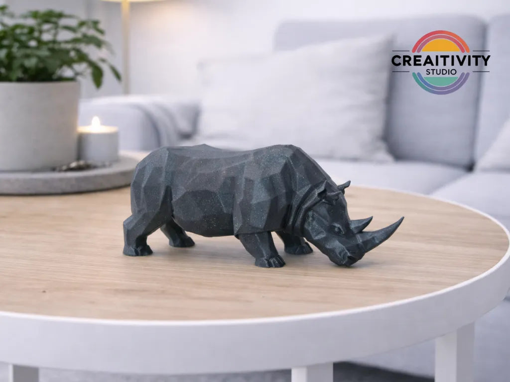 Low-Poly Rhino "Monarch" (designer photo)