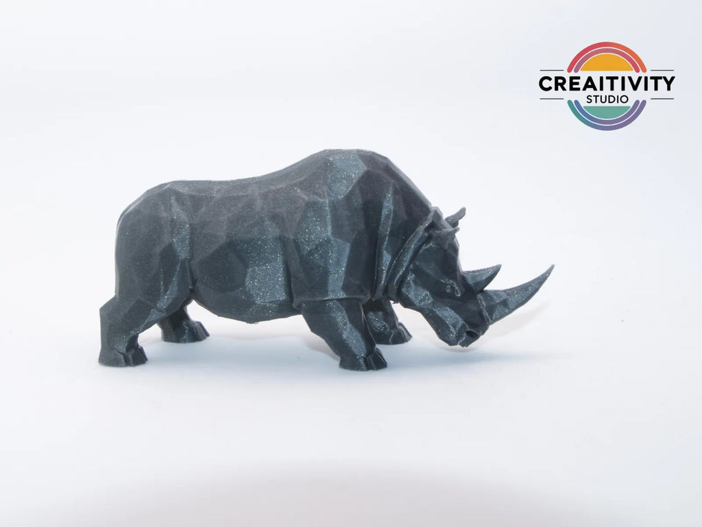 Low-Poly Rhino "Monarch" (designer photo)