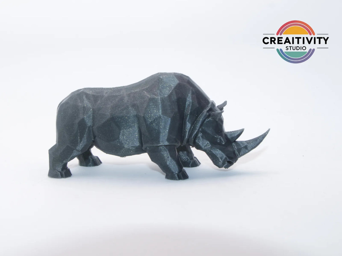 Low-Poly Rhino "Monarch" (designer photo)