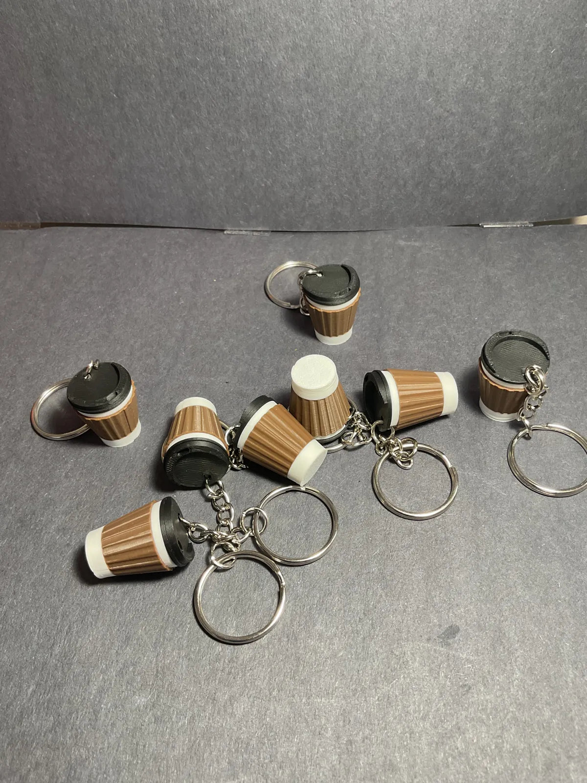 Coffee Cup Keychain (designer photo)