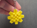 Pixel Flower Keychain (designer photo)