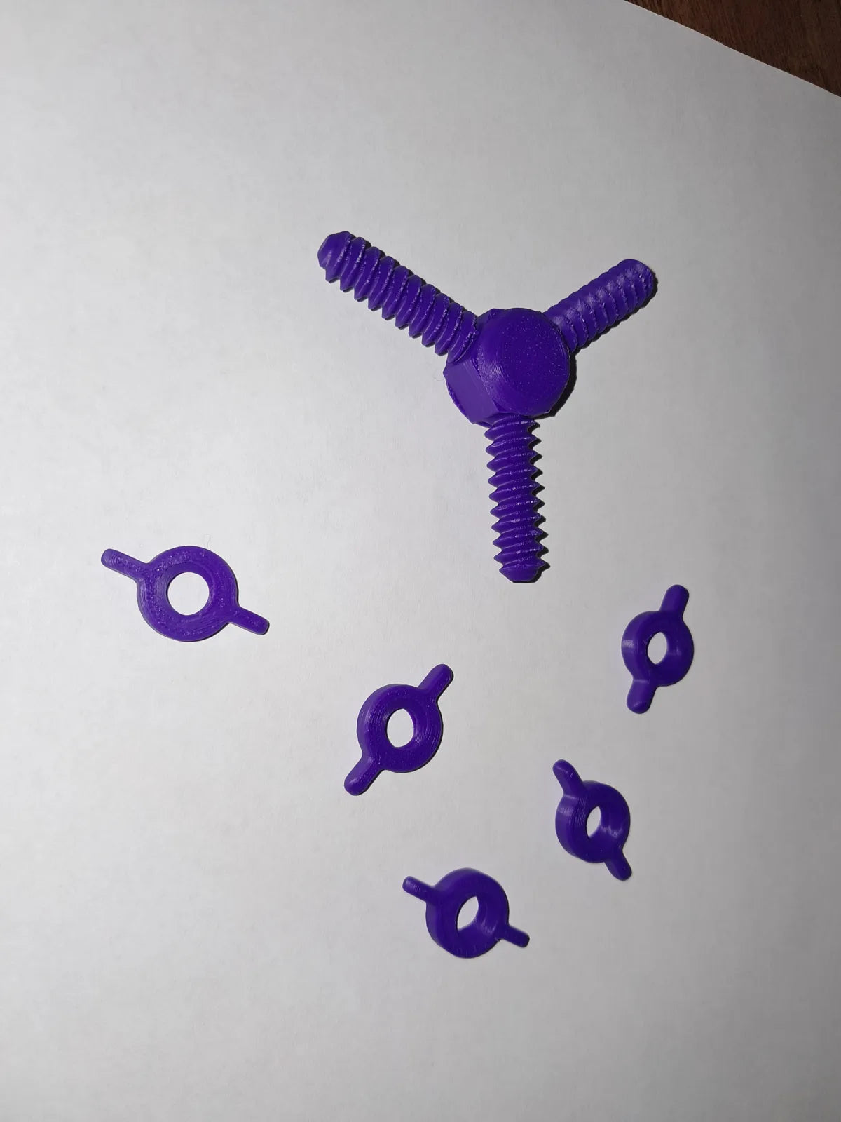 Nut and Bolt Fidget Spinner (designer photo)