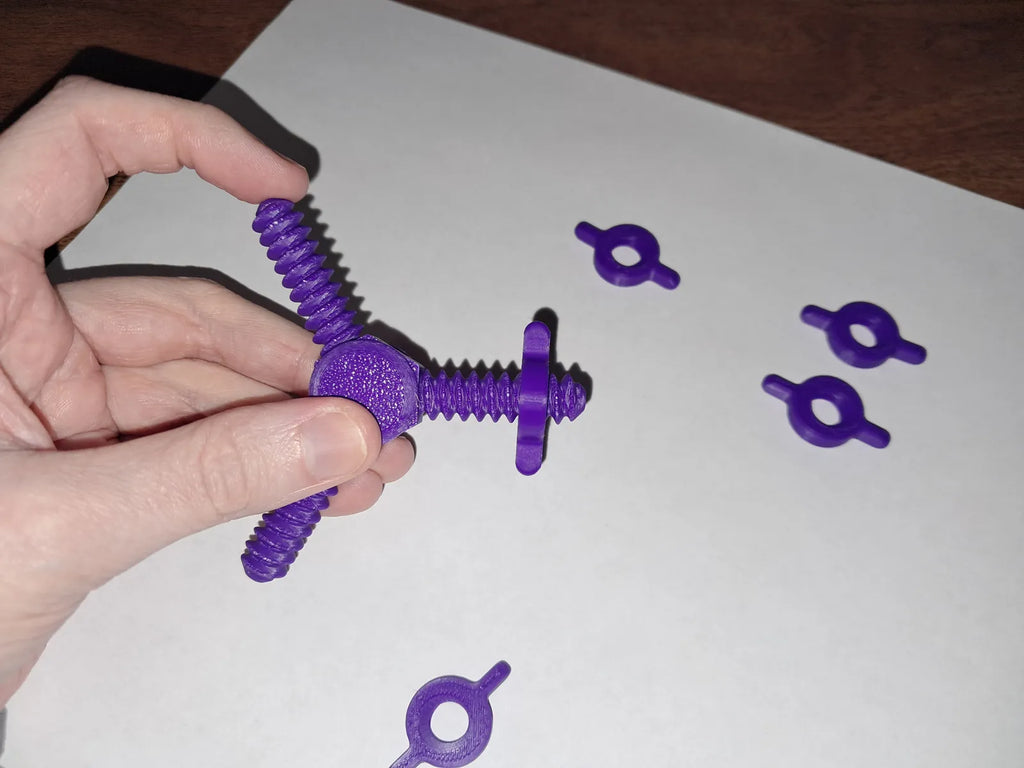 Nut and Bolt Fidget Spinner (designer photo)