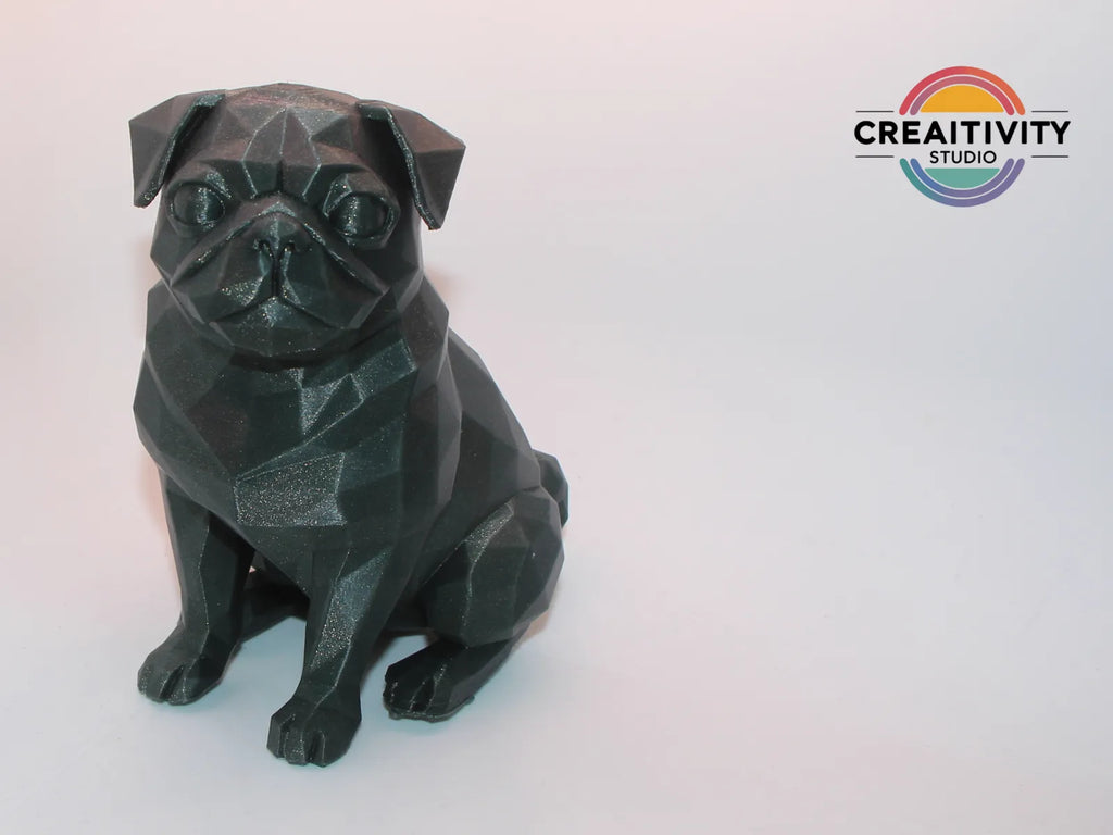 Low-Poly Pug (designer photo)