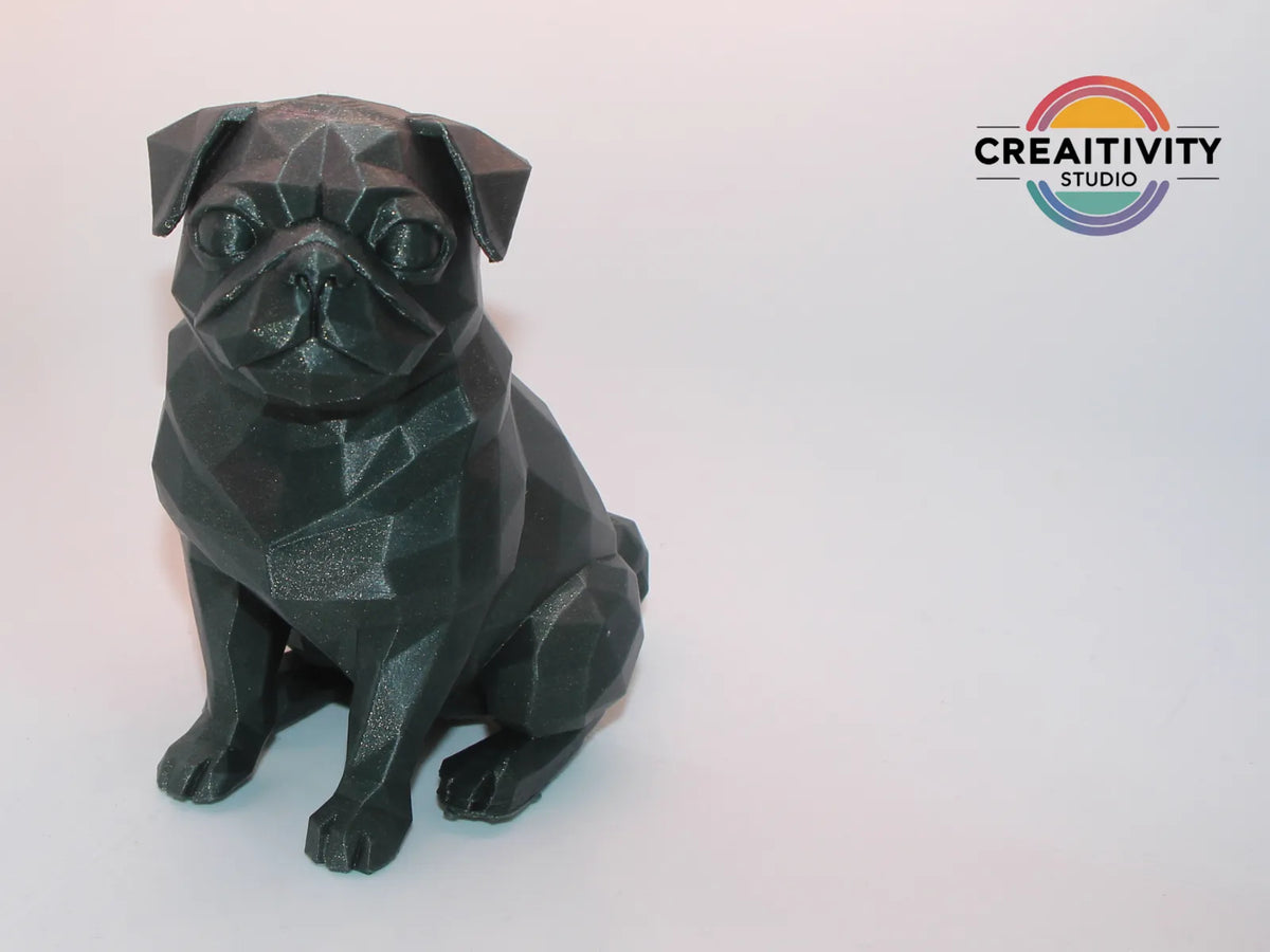 Low-Poly Pug (designer photo)