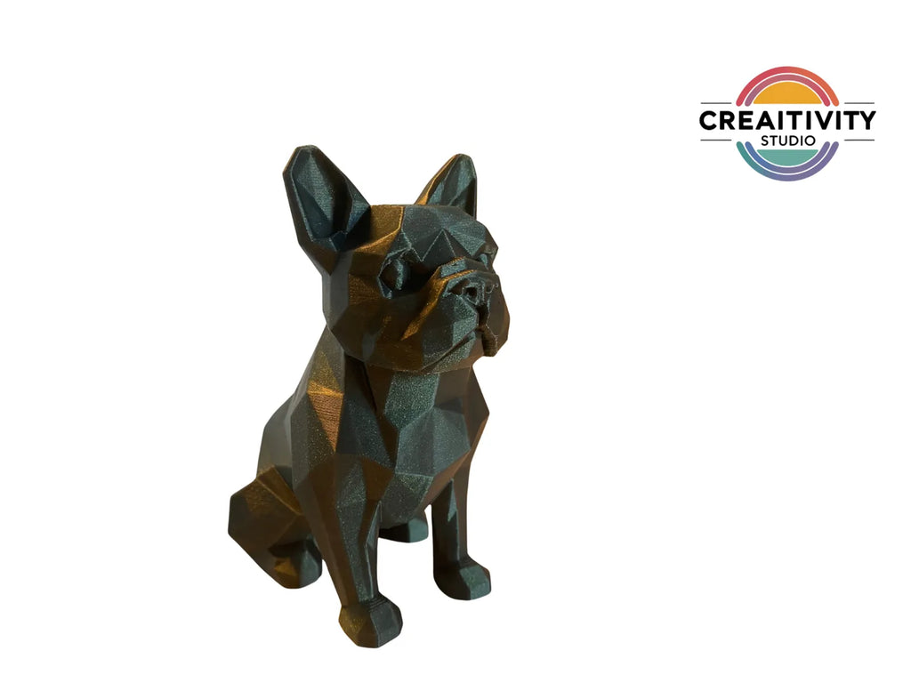 Low-Poly French Bulldog (designer photo)