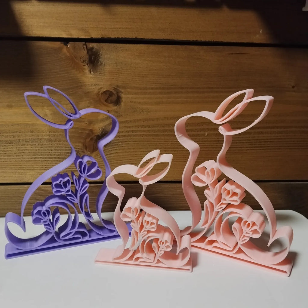 Easter Bunny Line Art Decoration (designer photo)