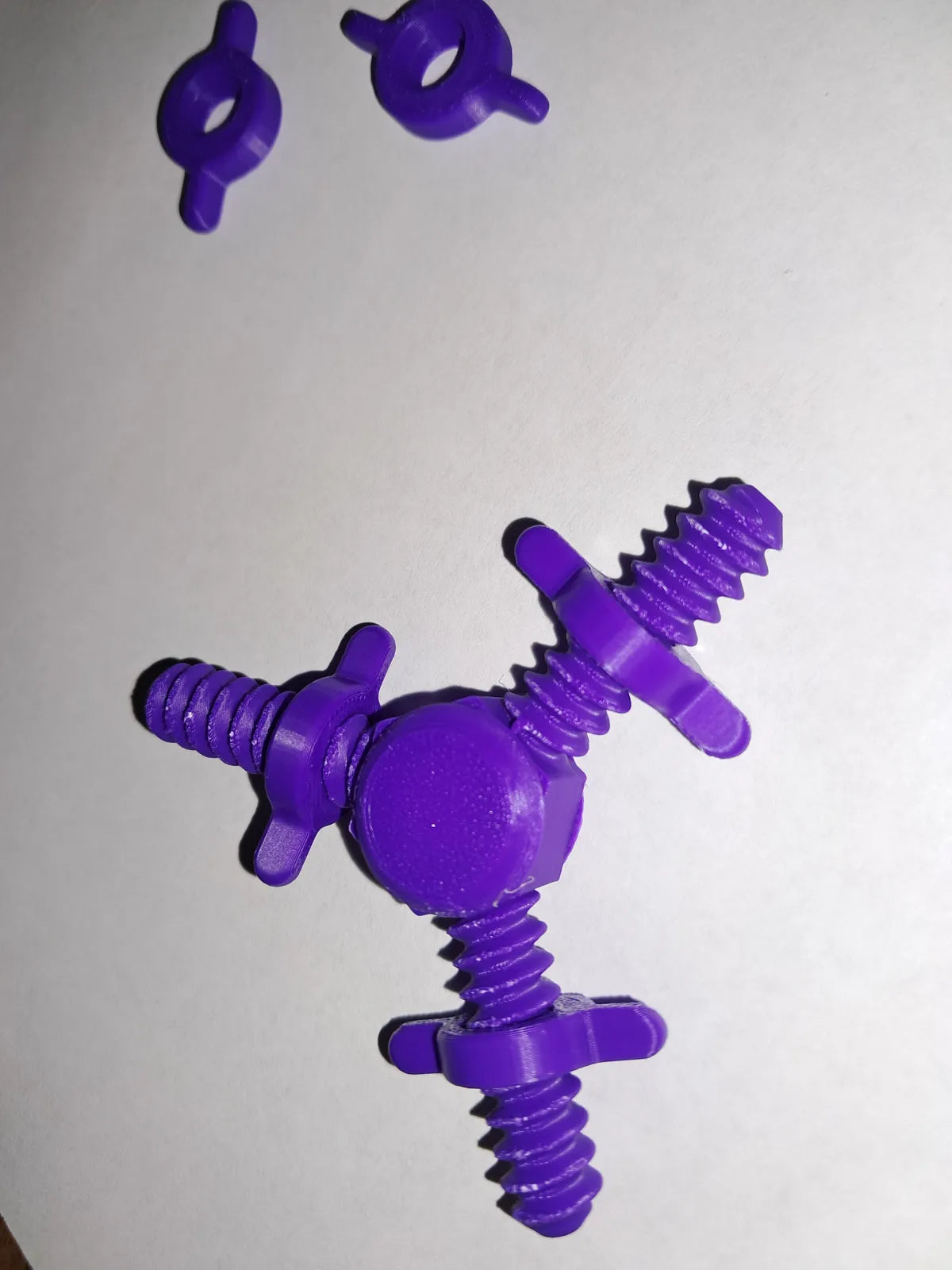Nut and Bolt Fidget Spinner (designer photo)
