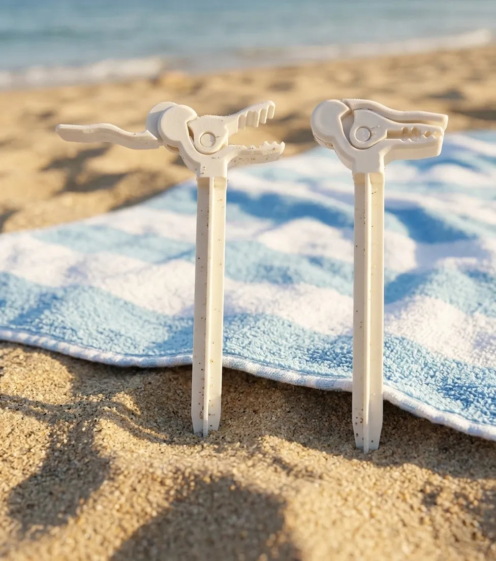 Beach Towel Clips (designer photo)