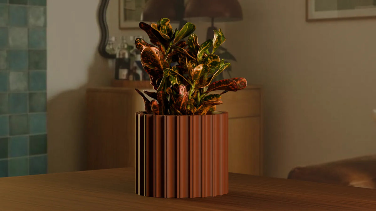 Mid Century Modern Planter (designer photo)