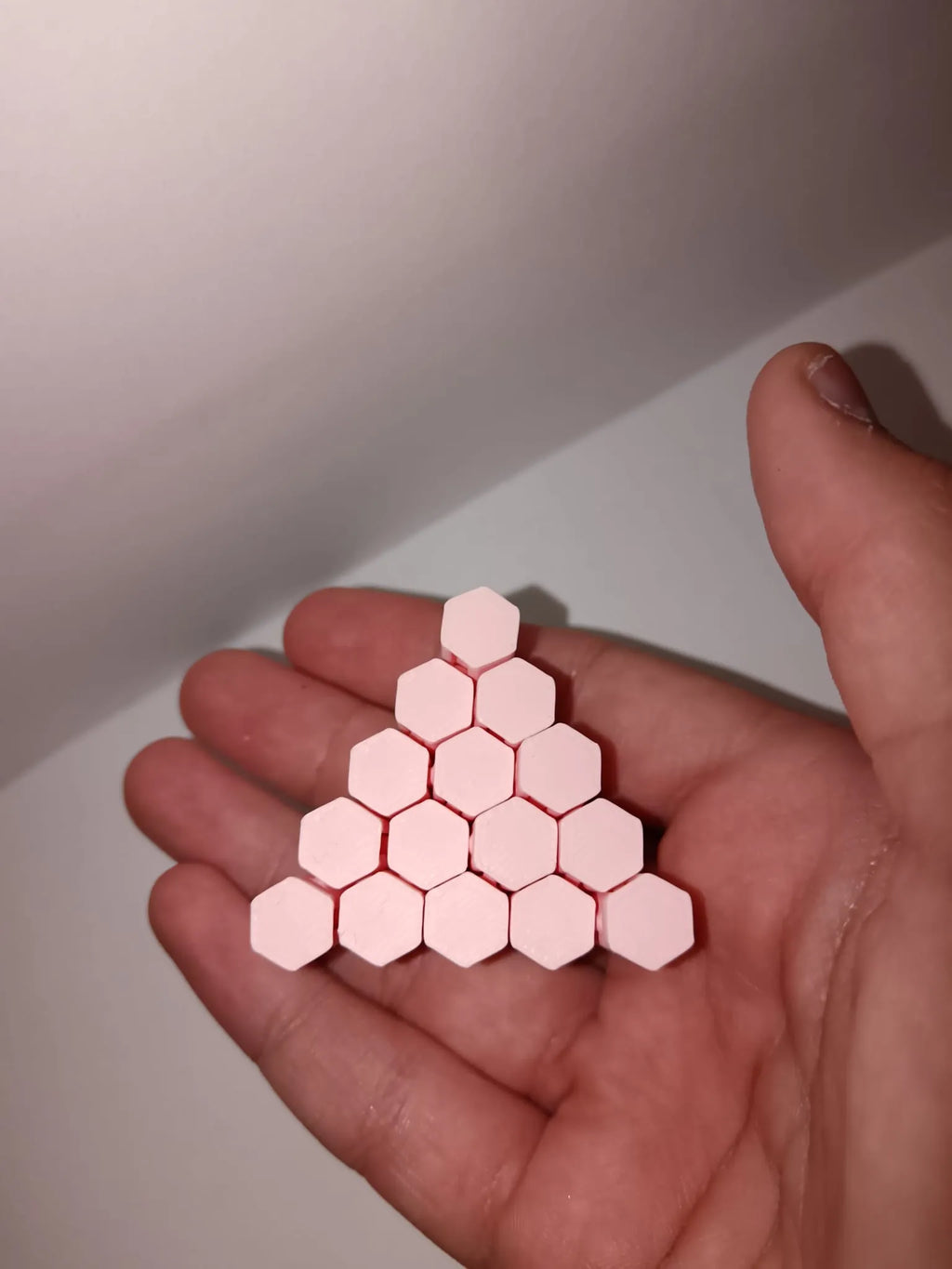 Triangle Hex Pin Fidget (designer photo)