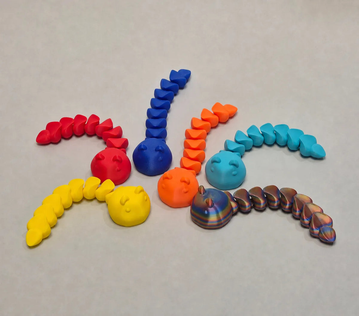 Flexi Worm Keychain (designer photo)