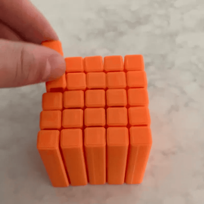 Sectioned Cube Fidget (designer photo)