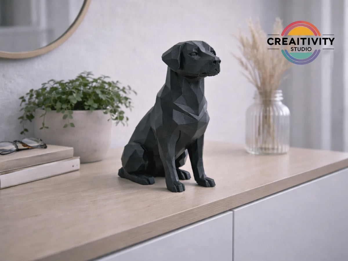 Low-Poly Labrador (designer photo)