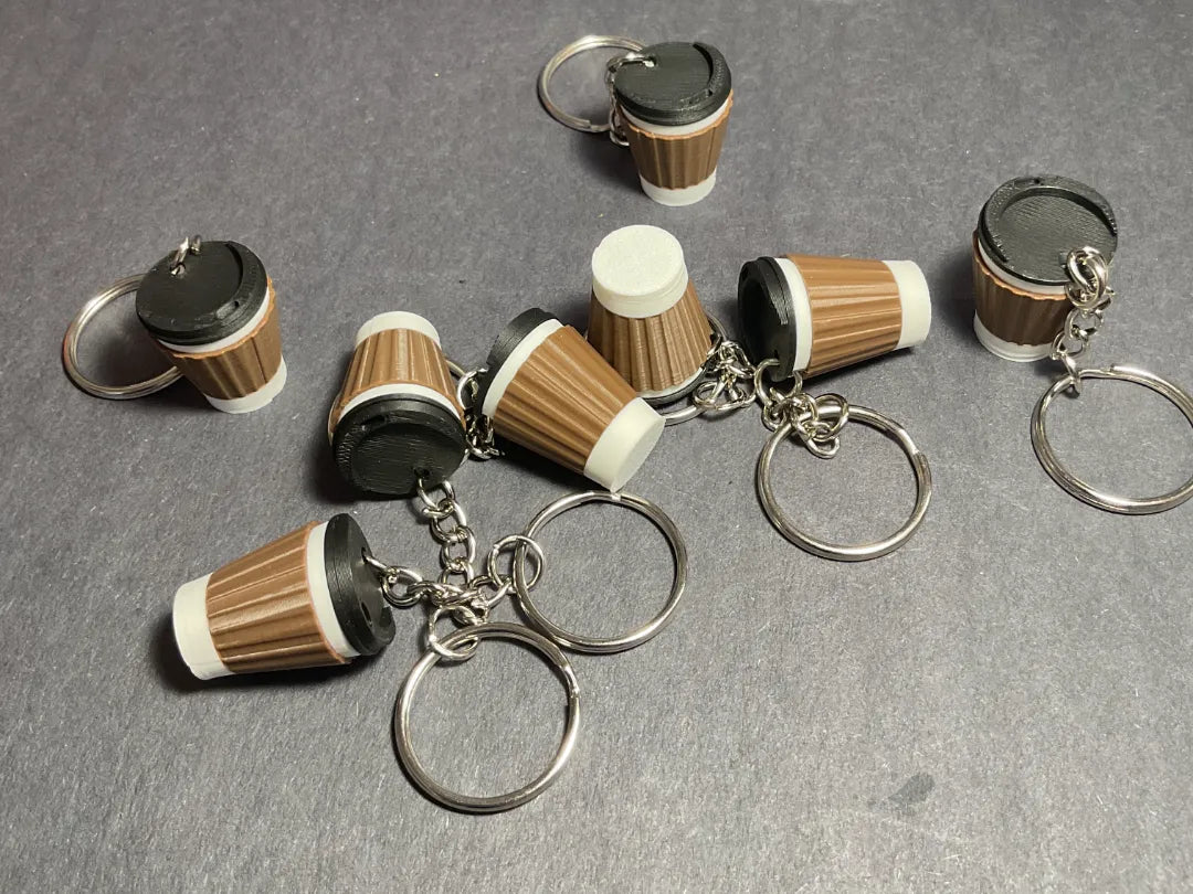 Coffee Cup Keychain (designer photo)