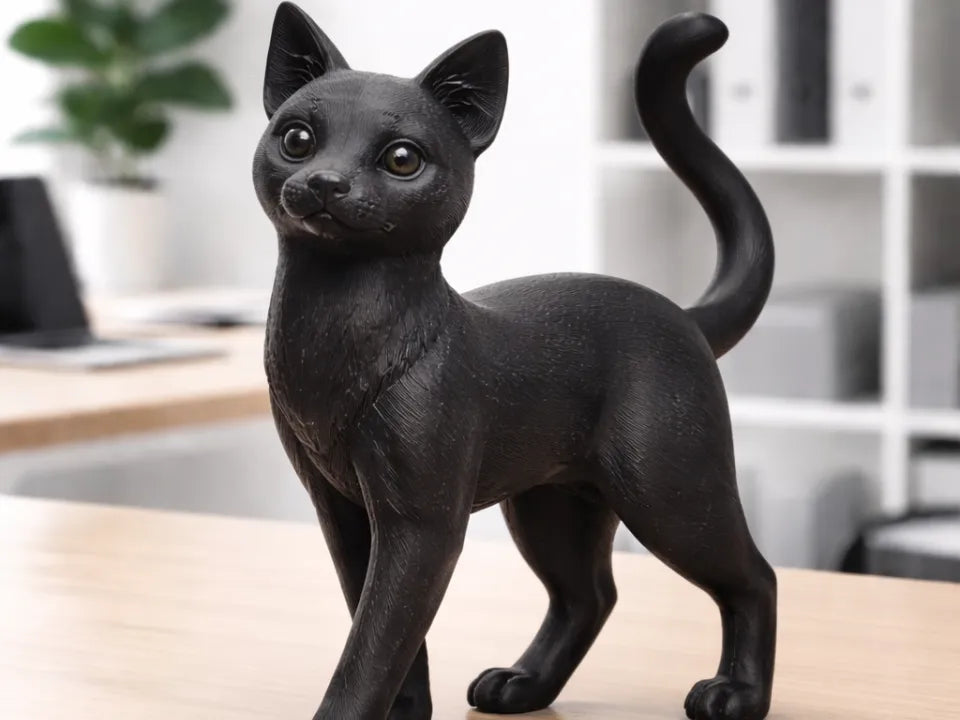 Cute Standing Cat (designer photo)