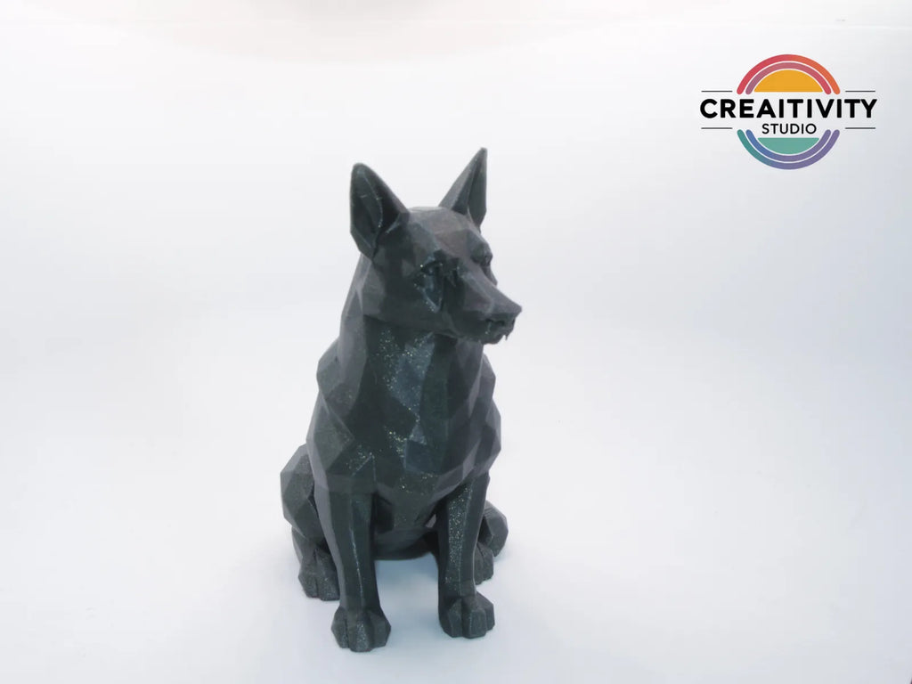 Low-Poly German Shepherd (designer photo)