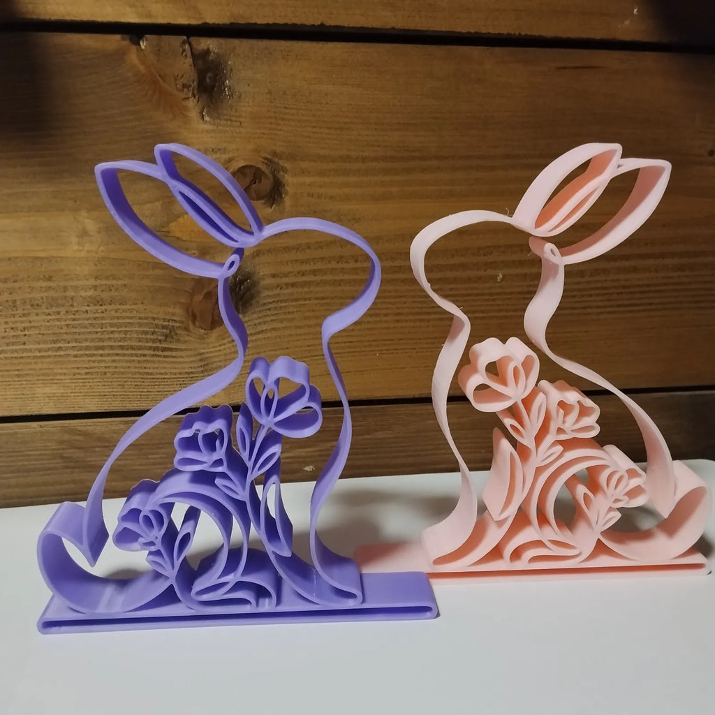 Easter Bunny Line Art Decoration (designer photo)