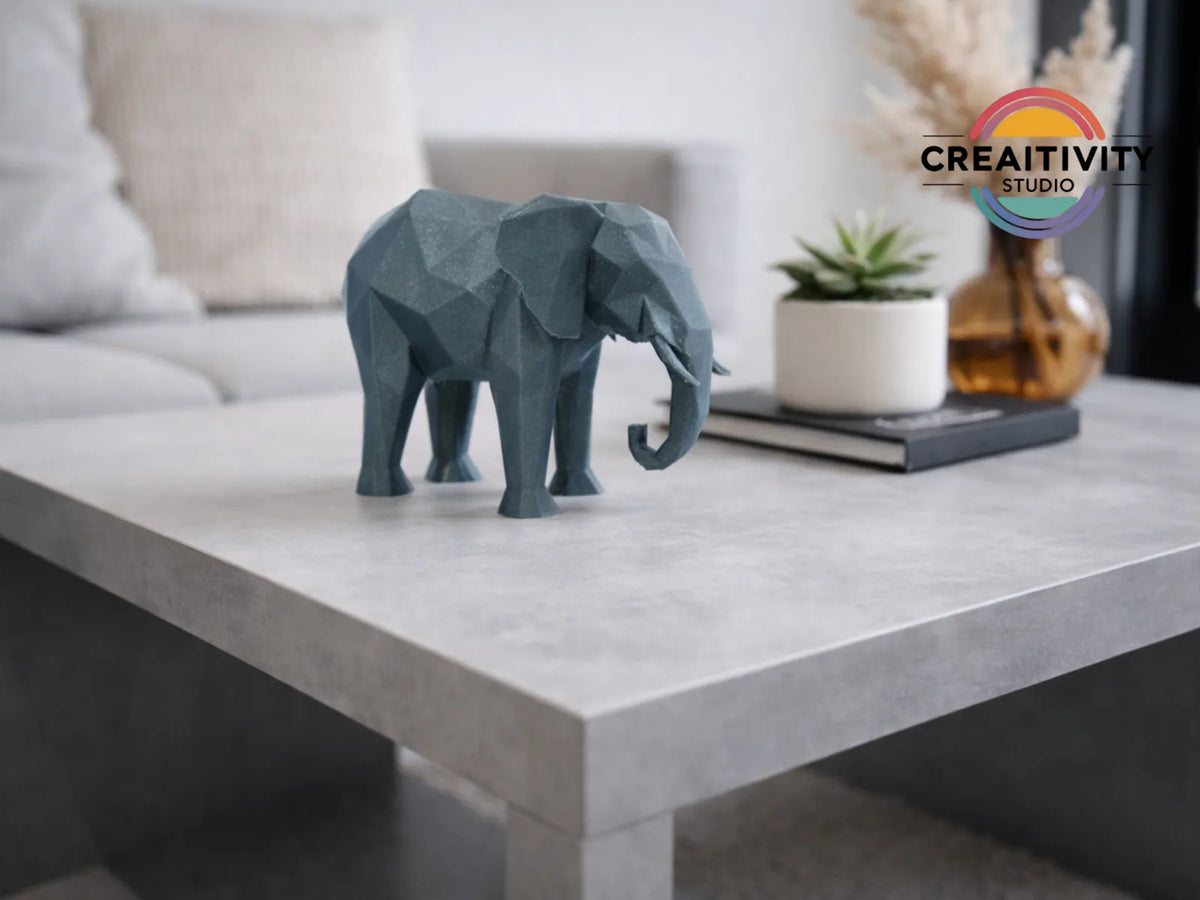 Low-Poly Elephant "Tembo" (designer photo)