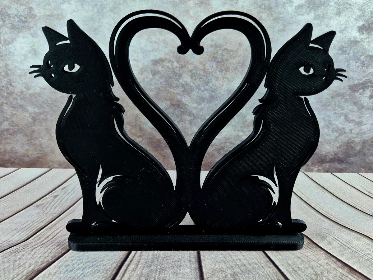 Heart of Cats Silhouette (designer photo)