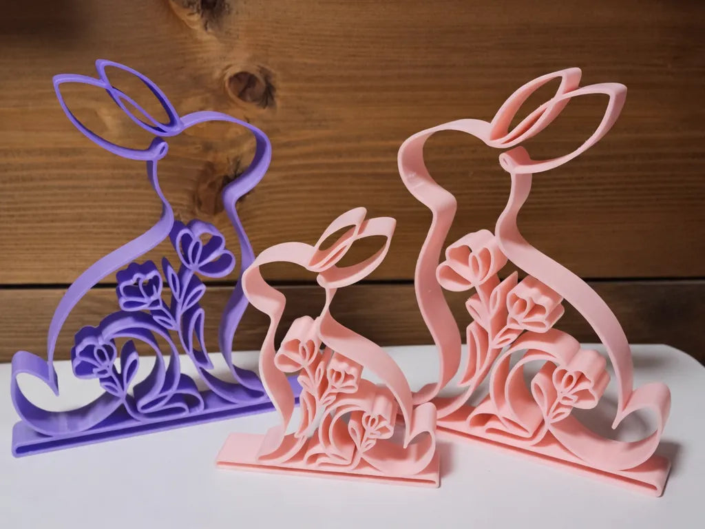 Easter Bunny Line Art Decoration (designer photo)