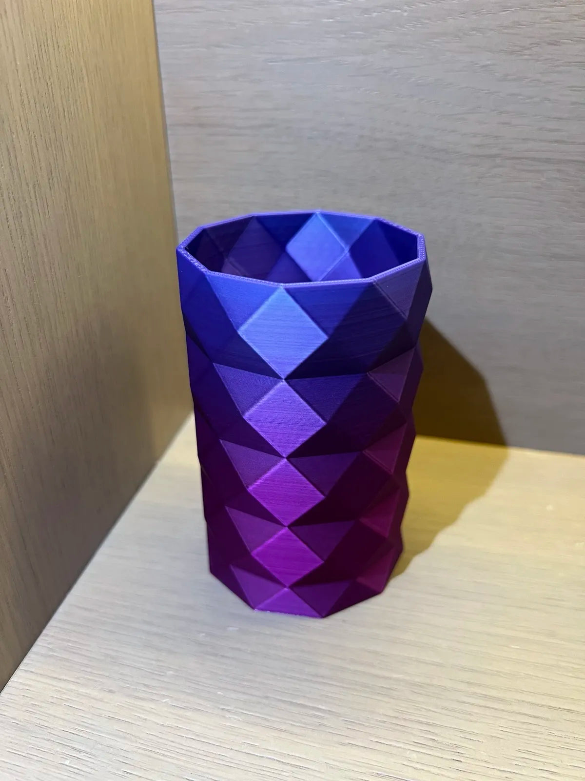 Faceted Pencil Holder (designer photo)